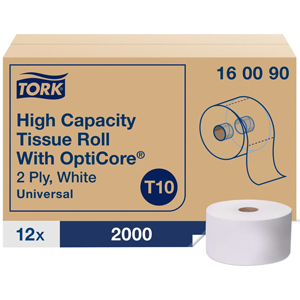 TORK Bath Tissue Roll w/OptiCore - 2 Ply - 3.80