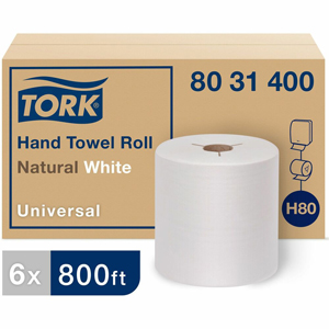 TORK Universal Hand Towel Roll - 1 Ply - 8