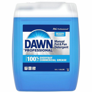 Dawn Manual Pot & Pan Detergent - For Multipurpose - Liquid - 640 fl oz (20 quart) - Original Scent - Recommended For: Greasy Soil Remover - Long Lasting - Translucent Blue - 1 Each