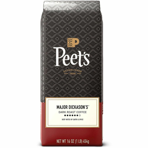 Peet's Whole Bean Major Dickason's Blend Coffee - Dark - 16 oz - Whole Bean - 1 Each
