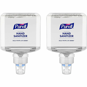 PURELL Advanced Hand Sanitizer Foam Refill - Clean Scent - 1.27 quart - Touchless Dispenser - Kill Germs - Hand - Clear - Dye-free, Bio-based - 2 / Carton