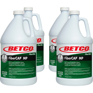 Betco FiberCAP MP Multipurpose Cleaner - 128 fl oz (4 quart) - Quick Drying, Non-flammable - Clear - 4 / Carton