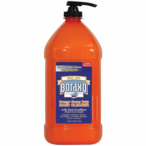 Boraxo Orange Heavy-duty Hand Cleaner - 3.17 quart - Pump Bottle Dispenser - Grease Remover, Grime Remover, Ink Remover, Tar Remover, Paint Remover - Hand, Skin - Moisturizing - Orange - Heavy Duty - 4 / Carton