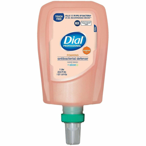 Dial Professional Complete Antibacterial Foaming Hand Wash - FIT Universal Touch-Free - Original Scent - 1.06 quart - Touchless Dispenser - Kill Germs - Hand - Moisturizing - Antibacterial - Peach - Non-drying - 3 / Carton