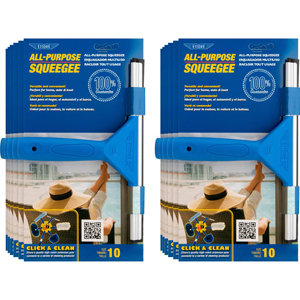 Ettore All-purpose Squeegee - Rubber Blade - Plastic Handle - 1.5