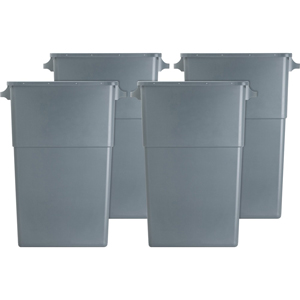 Genuine Joe 23-gallon Space-Saving Waste Container - 23 gal Capacity - Rectangular - Handle - 30