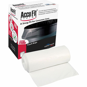Heritage Accufit RePrime Can Liners - 55 gal Capacity - 53