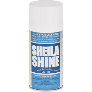 Sheila Shine Stainless Steel Polish - 10 fl oz (0.3 quart) - White - 12 / Carton