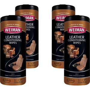 Weiman Products Leather Wipes - For Multipurpose - 8