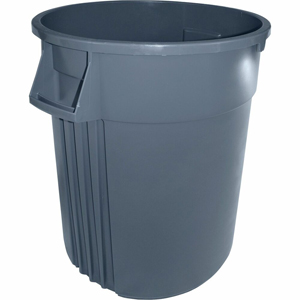 Genuine Joe Gator 55-gallon Container - 55 gal Capacity - Impact Resistant, Crush Resistant, Long Lasting, Spill Resistant, Jam-free, Handle - 33
