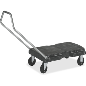 Rubbermaid Commercial Utility Duty Triple Trolley - Push/Pull Handle - 500 lb Load Capacity - 5