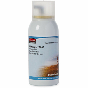 Rubbermaid Commercial Microburst 3000 Ocean Breeze Air Spray - Spray - Ocean Breeze - 168 Day - Long Lasting, Odor Neutralizer - 1 Each