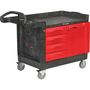 Rubbermaid Commercial TradeMaster Work Utility Cart - 750 lb Load Capacity - 5