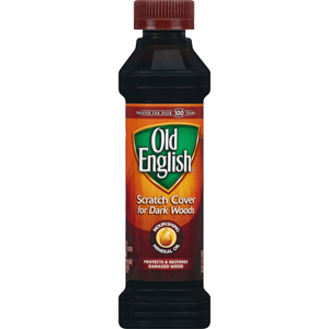 Old English Scratch Cover Polish - 8 fl oz (0.3 quart) - Dark Brown - 6 / Carton