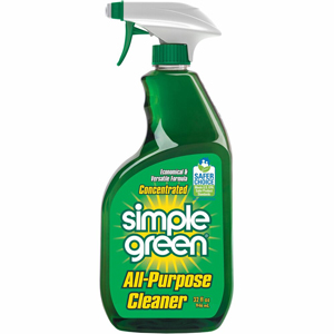 Simple Green All-Purpose Concentrated Cleaner - For School, Government Facilities, University - Concentrate - Liquid - 32 fl oz (1 quart) - Original Scent - Non-abrasive, Non-flammable - Green - 12 / Carton