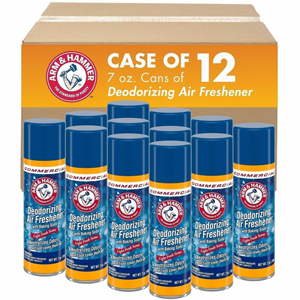 Arm & Hammer Deodorizing Air Freshener Spray - Spray - 7 fl oz (0.2 quart) - Odor Neutralizer - 12 / Carton