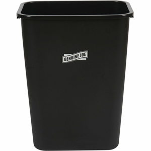 Genuine Joe 41-Quart Wastebasket - 10.25 gal Capacity - Durable, Sturdy, Dent Resistant, Chip Resistant, Rust Resistant, Long Lasting - 19.9