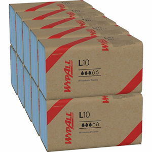 Wypall GeneralClean L10 Light Cleaning Windshield Towels - 1 Ply - Singlefold - 9.10