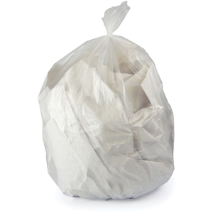 Heritage 2 Mil Linear Low-Density Polyethylene Clear Can Liners - 50