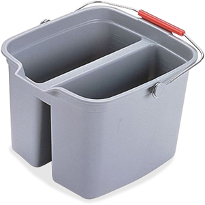 Rubbermaid Commercial Double Pail - 4.25 gal - Sturdy Handle - 10.1