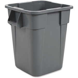 Rubbermaid Commercial Brute Square Container - 40 gal Capacity - Square - Rounded Corner, Handle, Smooth, Easy to Clean - 28.8