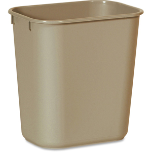 Rubbermaid Commercial 13 QT Standard Deskside Wastebaskets - 3.25 gal Capacity - Rectangular - Dent Resistant, Rust Resistant, Easy to Clean, Durable - 12.1