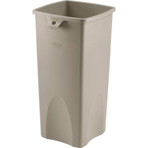 Rubbermaid Commercial Untouchable Square Container - 23 gal Capacity - Square - Durable, Crack Resistant - 32.9