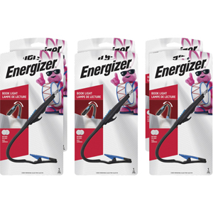 Energizer Book Light - 1 x LED - Warm White - 11 lm Lumen - CR2032 - Black - 6 / Carton