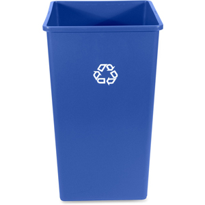 Rubbermaid Commercial 50-Gallon Square Recycling Container - 50 gal Capacity - Square - Weather Resistant, Easy to Clean, Compact - 34.3