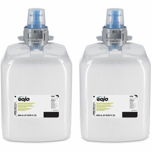 Gojo FMX-20 Invigorating Conditioning Shampoo & Body Wash - Botanical Scent - 67.6 fl oz (2 L) - Pump Bottle Dispenser - Body, Hair - Clear - Moisturizing - Bio-based - 2 / Carton