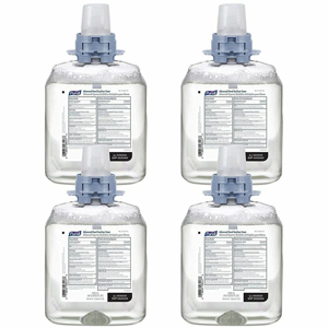 PURELL Hand Sanitizer Foam Refill - 1.27 quart - Kill Germs - Hand - Moisturizing - Clear - 4 / Carton