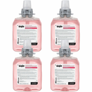 Gojo FMX-12 Refill Cranberry Luxury Foam Handwash - Cranberry Scent - 1.32 quart - Hand - Amber - Drip-free, Antibacterial-free, Bio-based - 4 / Carton