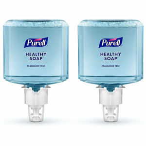 PURELL ES4 Healthy Soap Gentle & Free Foam Refill (5072-02) - Fresh Fruit Scent - 1.27 quart - Dirt Remover, Kill Germs, Bacteria Remover, Soil Remover - Hand, Skin - Moisturizing - Blue - Fragrance-free, Dye-free, Phthalate-free, Paraben-free, Triclosan-