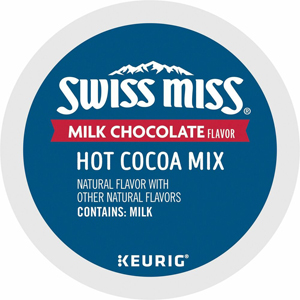 Swiss Miss K-Cup Milk Chocolate Hot Cocoa - Powder - 22/Box - 4 / Carton
