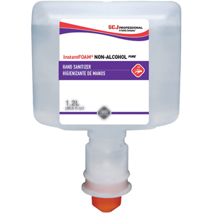 SC Johnson Hand Sanitizer Foam Refill - 1.27 quart - Kill Germs - Hand - Clear - Non-drying, Dye-free, Unscented, Anti-irritant, Drip-free, Splash Resistant - 3 / Carton