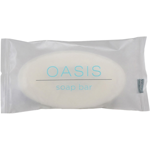 OASIS Soap Bars - Bergamot Oil, Yuzu Fruit Scent - 0.60 oz - Hand - White - 500 / Carton