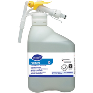 PERdiem General Purpose Cleaner - Concentrate - 169 fl oz (5.3 quart) - Heavy Duty, Dye-free, Phosphorous-free, Fragrance-free, Odorless, Color-free - Clear - 1 Each