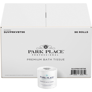 Park Place Double-ply Premium Bath Tissue Rolls - 2 Ply - 420 Sheets/Roll - Embossed Pattern - White - 1 Carton