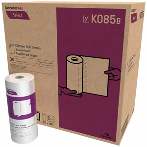 Cascades PRO Select Kitchen Roll Towels - 2 Ply - 30 Rolls Per Container - 30 / Carton 
