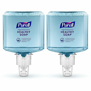 PURELL CRT HEALTHY SOAP ES4 High Performance Foam Refill - 1.27 quart - Push-Style Dispenser - Dirt Remover, Kill Germs - Hand, Skin - Clear - Dye-free - 1 Carton