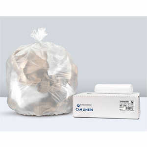 Inteplast HDPE Can Liners, 16 Microns, 40