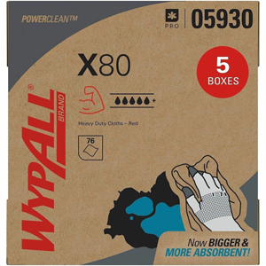 Wypall Power Clean X80 Heavy Duty Cloths - 16.80