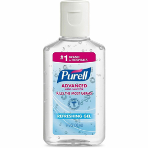 PURELL Hand Sanitizer Gel - 1 fl oz - Flip Top Bottle Dispenser - Kill Germs - Hand - Clear - 250 / Carton