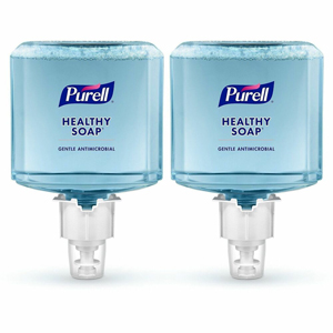 PURELL ES6 HEALTHY SOAP  0.5% BAK Antimicrobial Foam - Fragrance-free Scent - 1.27 quart - Pump Bottle Dispenser - Soil Remover, Odor Remover, Kill Germs - Hand, Skin - Moisturizing - Antibacterial - Clear - Dye-free, Fragrance-free, Phthalate-free,