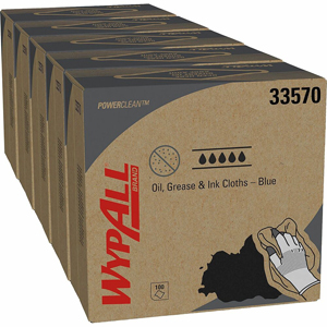 Wypall Oil, Grease & Ink Cloths - Ready-To-Use - 16.80