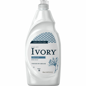 Ivory Ultra Classic Dish Liquid - Concentrate - 24 fl oz (0.8 quart) - Mild Scent - Long Lasting - Clear Bottle - 10 / Carton