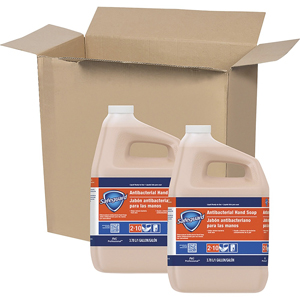 Safeguard Antibacterial Hand Soap - 1 gal - Bacteria Remover, Dirt Remover, Kill Germs - Hand - Moisturizing - Antibacterial - Peach - Rich Lather - 1 Carton