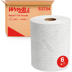 Wypall General Clean L10 Center-Pull Light Cleaning Towels - For Glass, Surface - Towel - 11