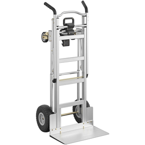 Cosco 3-in-1 Assist Series Hand Truck - 1000 lb Load Capacity - 4 Casters - Aluminum - 19