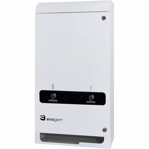 Hospeco Evogen EV3 No-Touch Menstrual Care Dual Vendor (EVNT3) - White - Metal - 1 Each